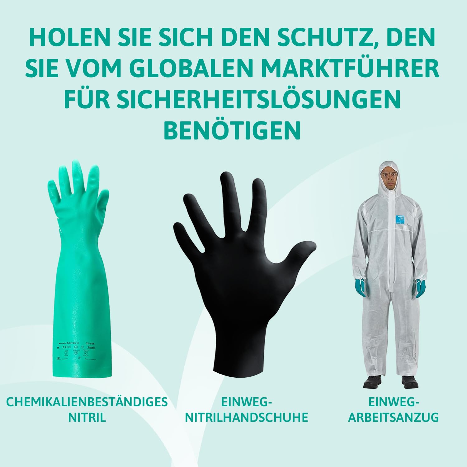 Ansell HyFlex 11-801 Professionelle Arbeitshandschuhe, Rutschfeste Nitril-Beschichtung, Industrie-Schutzhandschuhe für Mechanik, Werkstatt und Montage, Waschbare, Schwarz, Größe L (12 Paar)