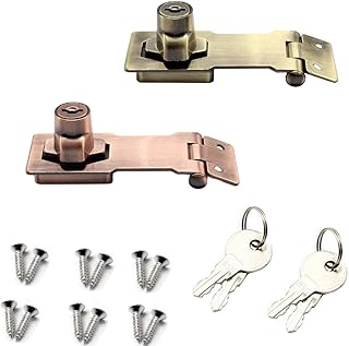 inherited 2 pièces Tiroir Armoire serrures, Moraillon de Verrouillage, Verrou Loquet, loquets de porte de Petit Dispositif pour meubles Boîte aux lettres Cabinet tiroir Armoire Armoire(Avec vis)