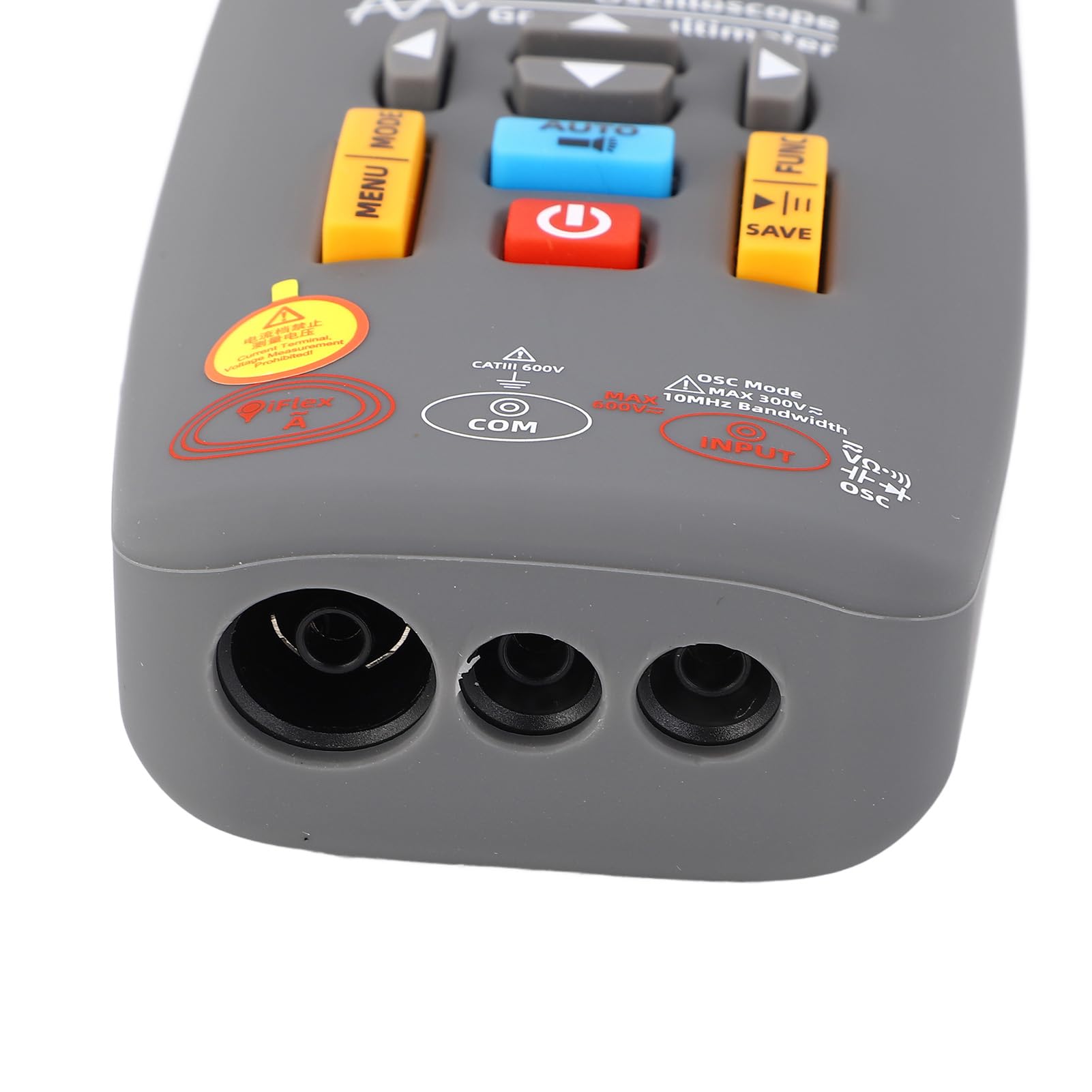 Handheld-Oszilloskop-Multimeter-Generator 6000 Zählungen Spannungs- und Stromtest Automatische Wellenformerfassungsfunktion für Kondensator-Widerstands-Diodentest