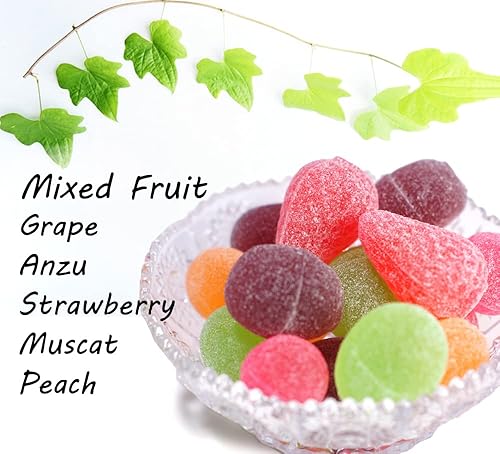 Miniatura 5 de Mayca Moon Caramelo de gelatina japonesa con sabor a fruta mixta envuelta individualmente 350