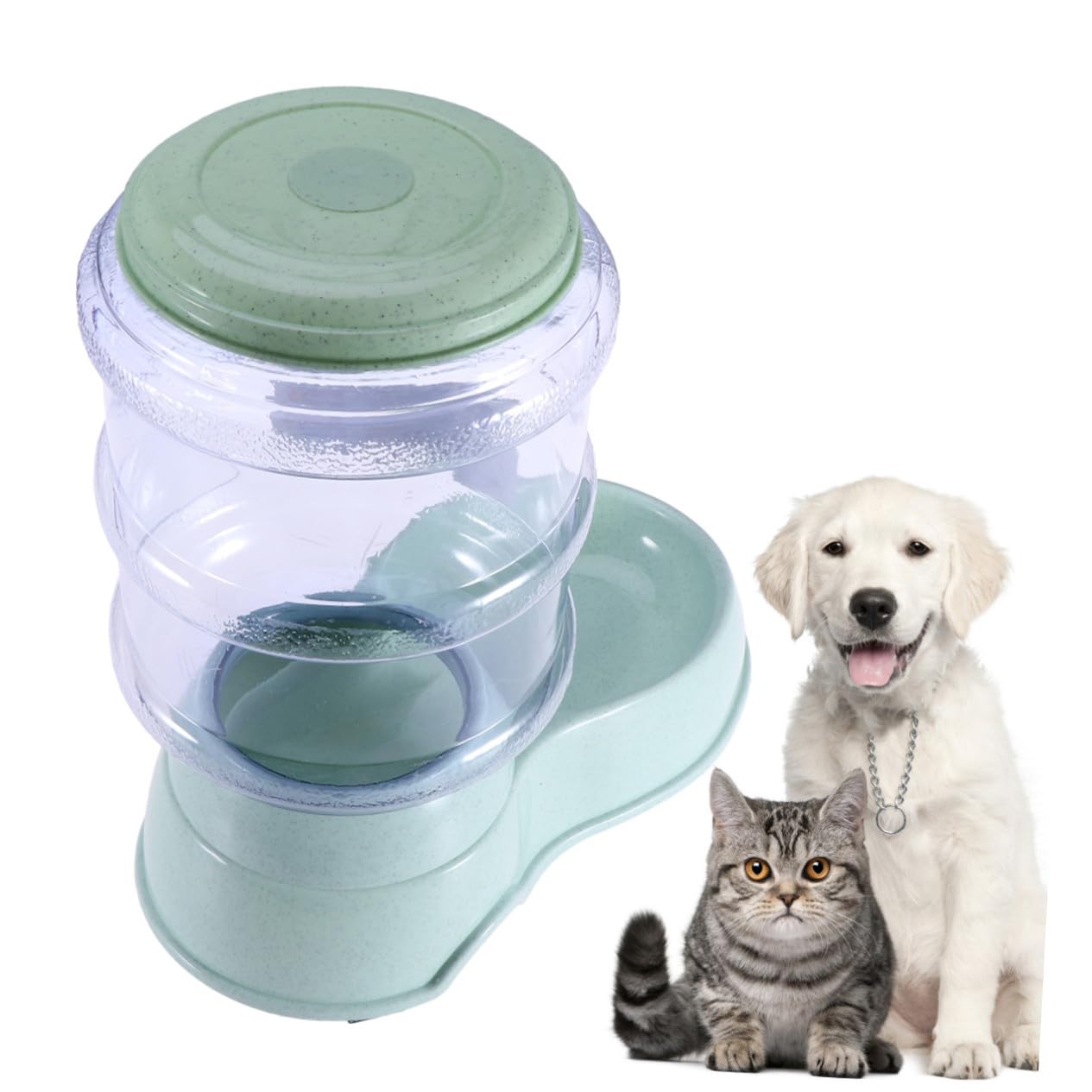Dispensador de Comida y Bebida para Mascotas 3, 8 L Plástico