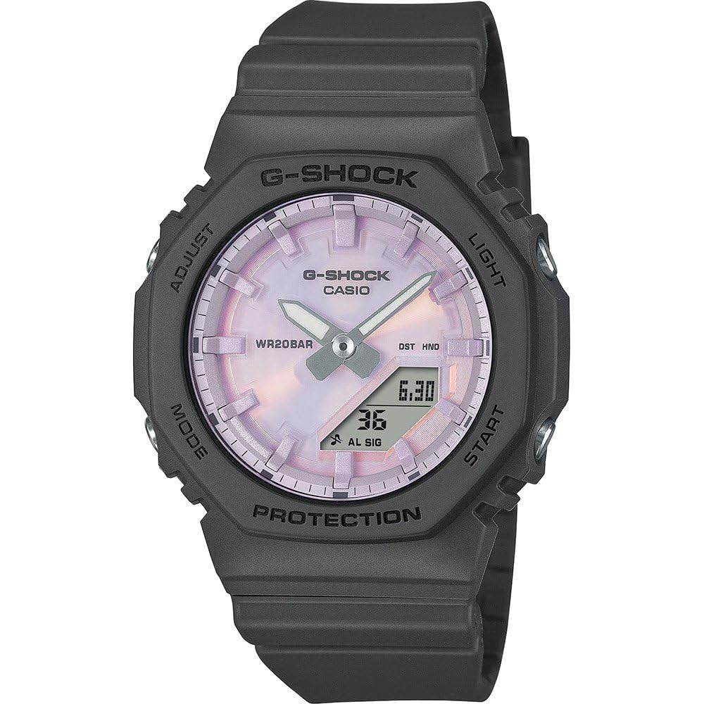 Casio Black Womens Analogue-Digital Watch G-shock GMA-P2100PC-1AER