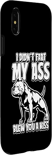 Miniatura 9 de Funda para iPhone XS Max American Bully Dog Pet I Didnt Fart My Butt Blew You A Kiss