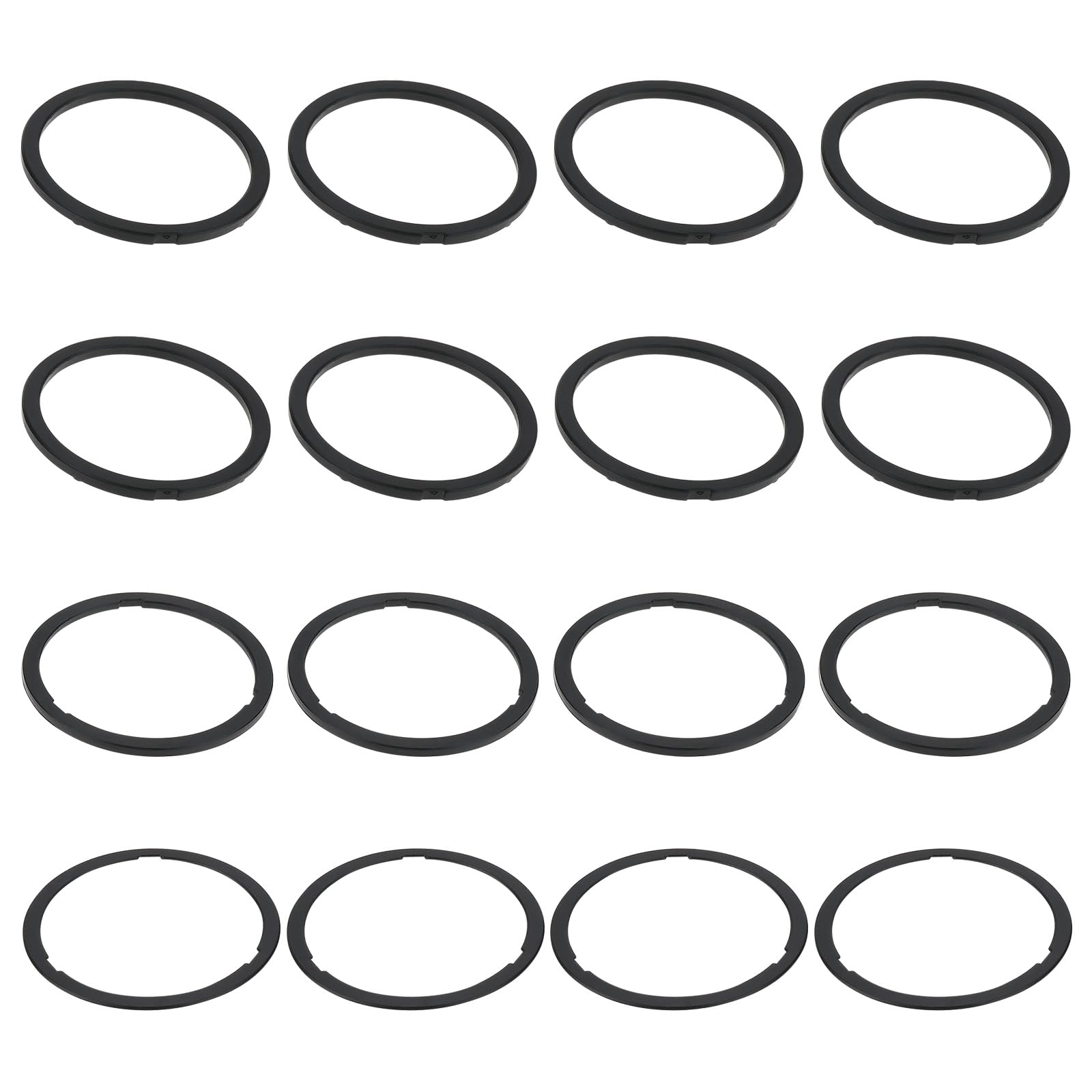 EMSea 16Pcs Bottom Bracket Spacer Mountain Bike Bottom Bracket Washers Compatible with Shimano BB51 BB52 BB70 35x41mm Black(Thick 2.5mm 1.8mm 0.7mm)
