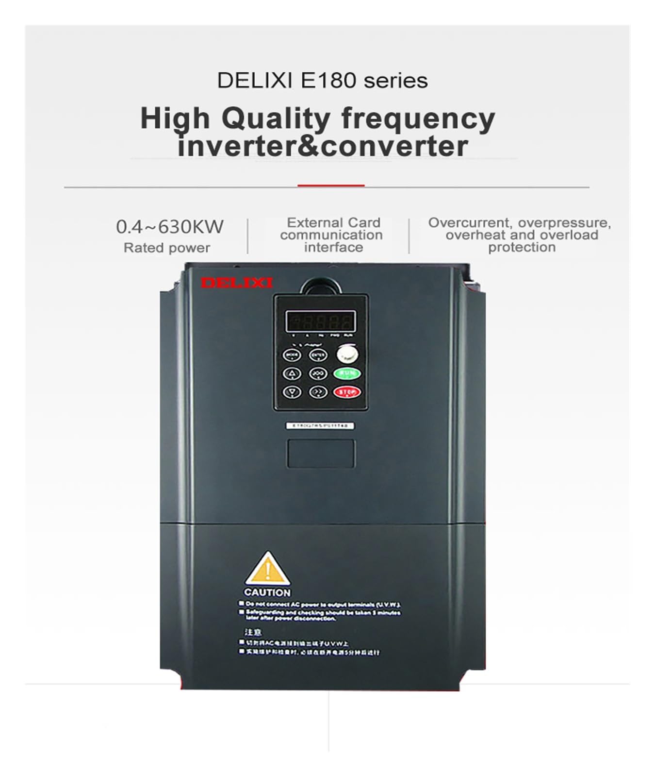 AC 380 V 0,75 kW trójfazowy napęd falownika regulacja prędkości silnika 50 Hz 60 Hz DC VFD falownik