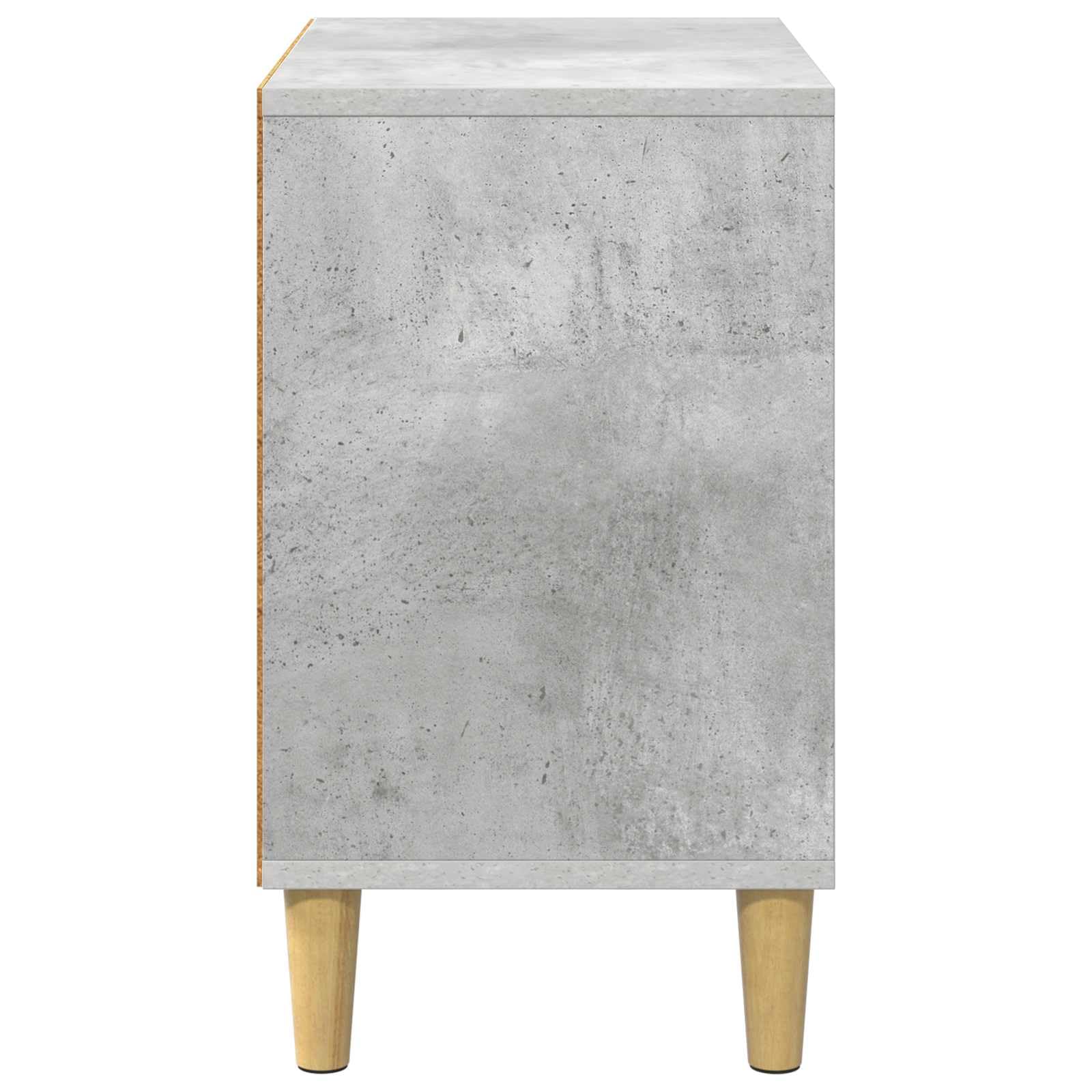 Katzenhaus Beton-Optik 51x30x52cm Holzwerkstoff Indoor | Stilvolle Katzenhöhle in moderner Beton-Optik für das Wohnzimmer, bietet stabilen Rückzugsort für Haustiere.