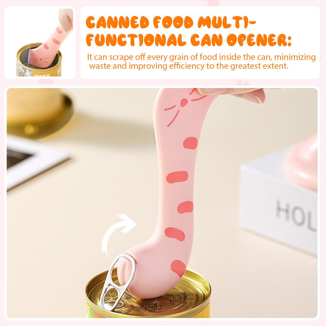 4 Pezzi Cucchiaio Per Cibo Per Gatti 2 Cucchiai Per Mangime Per Gatti + 2 Apriscatole Cucchiai Per Gatti Dispenser Multifunzione Per Snack Liquidi Cucchiai Per Cibo Umido e Purea (4 Colori)