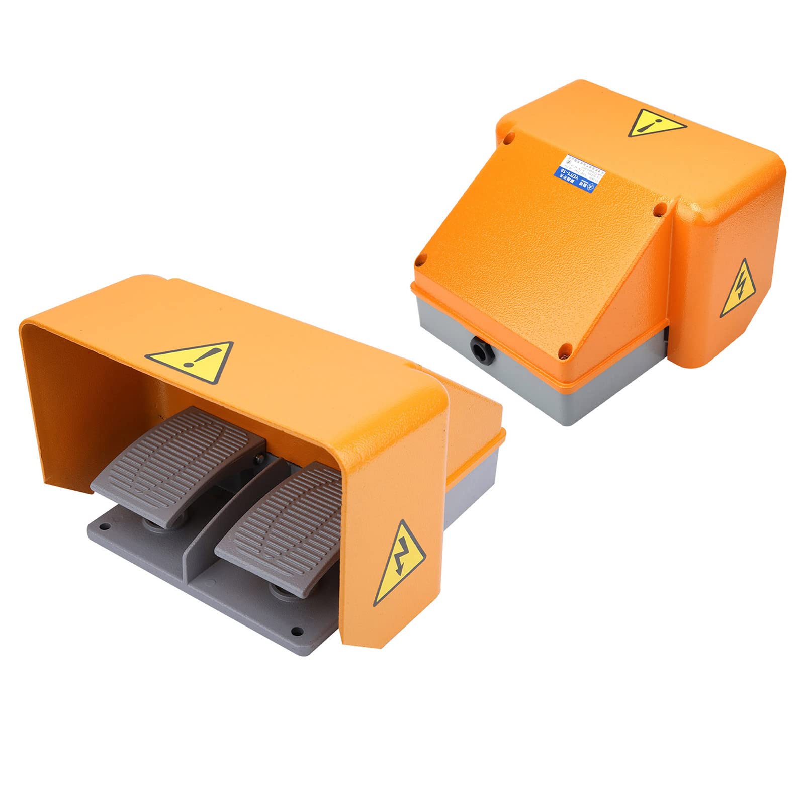 Janzoom Interruptor de Pedal, Interruptor de Pie Sensible Resistente a la Corrosión AC380V DC220V para la Industria