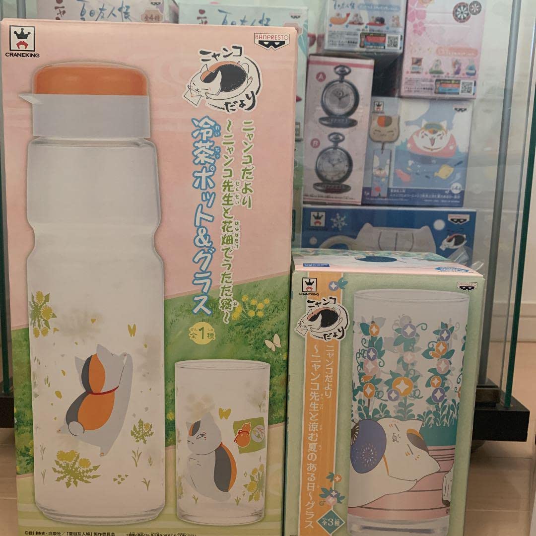 Amazon.co.jp: 夏目友人帳 ニャンコ先生 ポットとグラスセット 