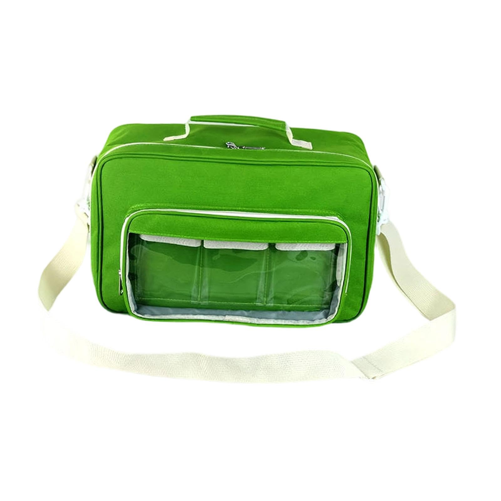 predolo Boîte de Rangement pour semis avec bandoulière réglable, Pratique et Robuste, idéale pour Les, avec Poche en Filet.