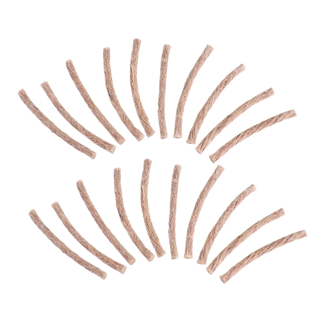 Toddmomy Survival Wick Lighter 20pcs Rope Wick Beeswax Twine Versatile Fire Starter for Adventure