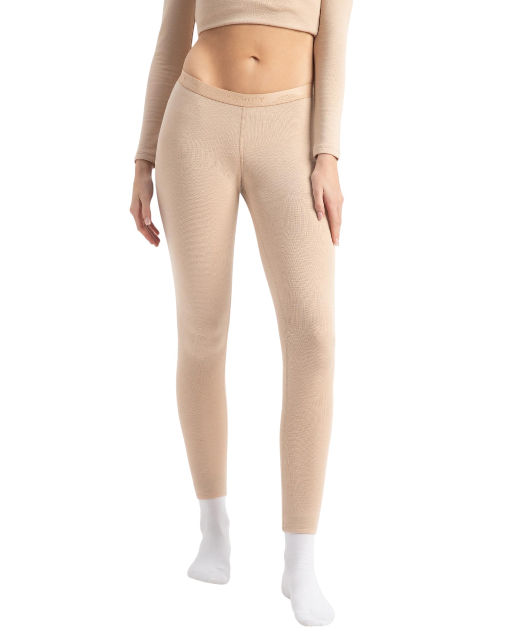 jockey 2541 Women's Soft Touch Microfiber Elastane Stretch Fleece Fabric Thermal Leggings with StayWarm Technology_Skin_M-picture-11