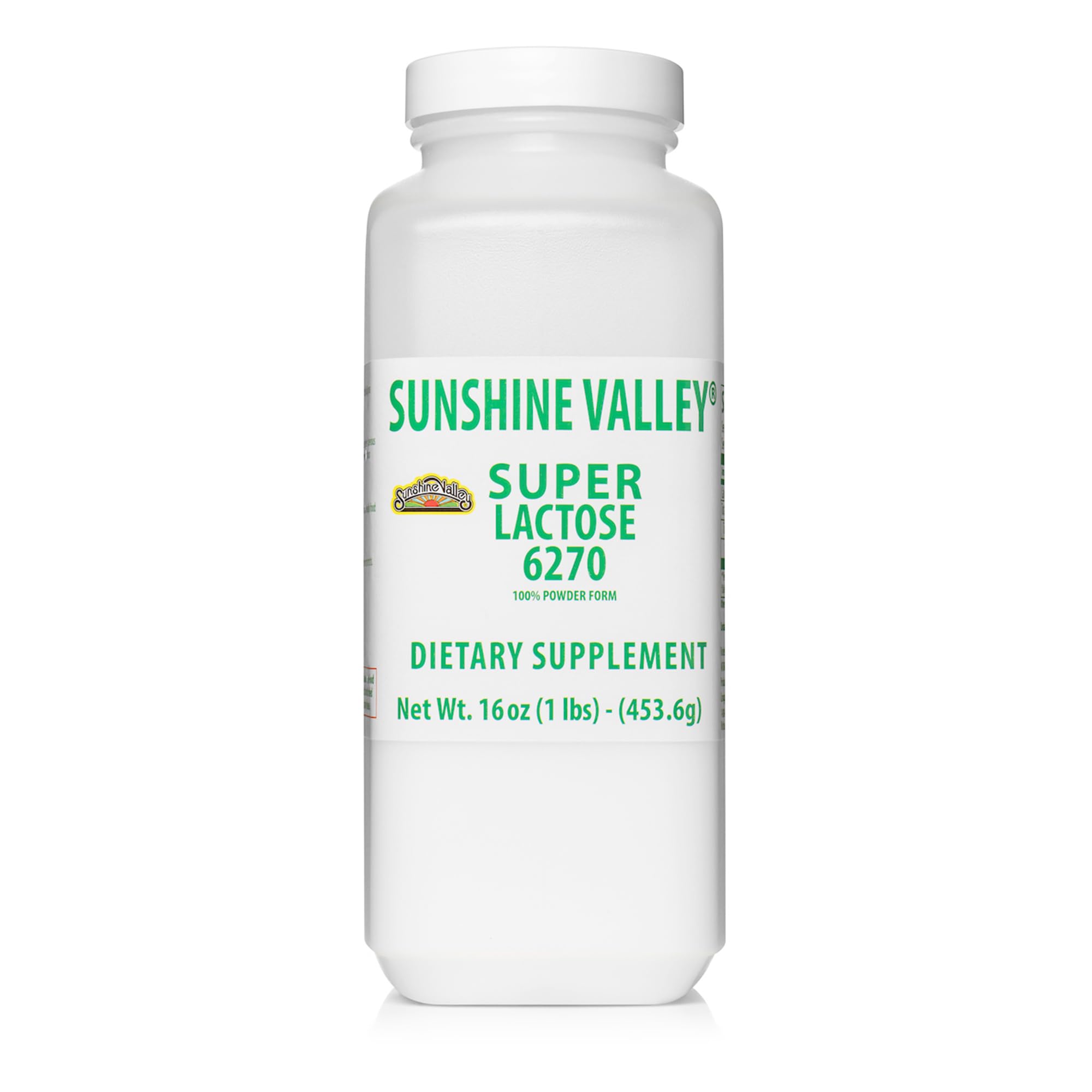 Sunshine Valley® Super Lactose Powder Sugar—Natural Food Stabilizer—Lactose Homebrew in Beer Making—Low Carb Sugar Replacement—Healthy Sweeteners Cooking/Baking, Sugar Powder Filler 16 Ounce