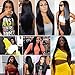 Sdamey 613 13X4 Straight Lace Front Wigs for Black Women(22 inch)