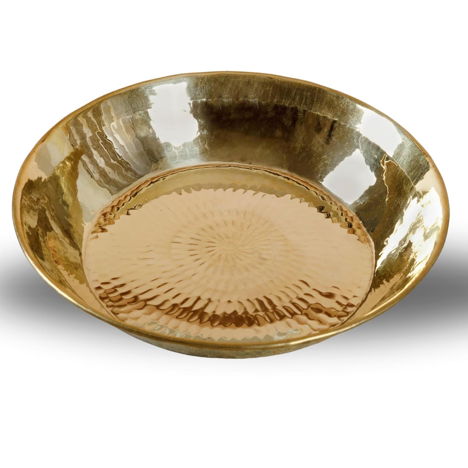 Buy ZEENAT X Brass Paraat, 14-Inch Diameter | Traditional Brass