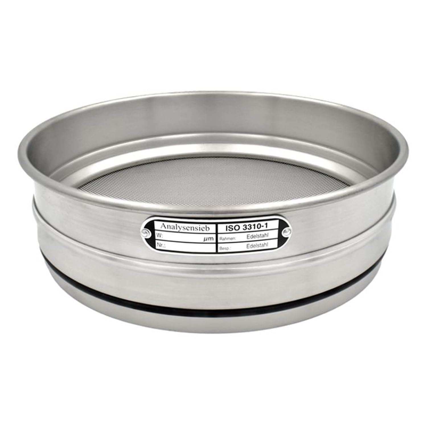 Linker® Analysensieb Edelstahl Ø 200 mm Maschenweite * 63 µm Innenhöhe 50 mm mit