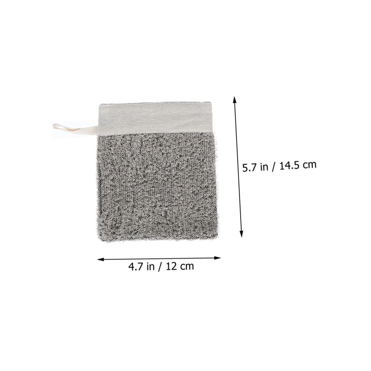 Outanaya 2Pcs Bathroom Soap with Drawstring Practical Soap Foaming Holder for Gentle Exfoliation and Making Linen Pouch and Organization