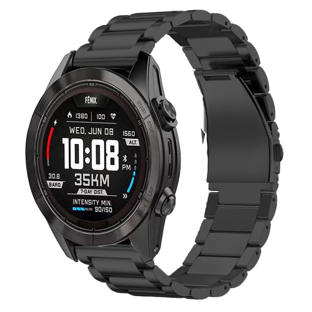 Correa de titanio de 18 mm para Vivoactive 4S/3S, Venu 2S/3S, 22 mm, cierre rápido, correa de metal para Fenix 8 47 mm/Forerunner 965, 26 mm pulsera para Fenix 8 51 mm/Enduro 3 51 mm/7X Pro