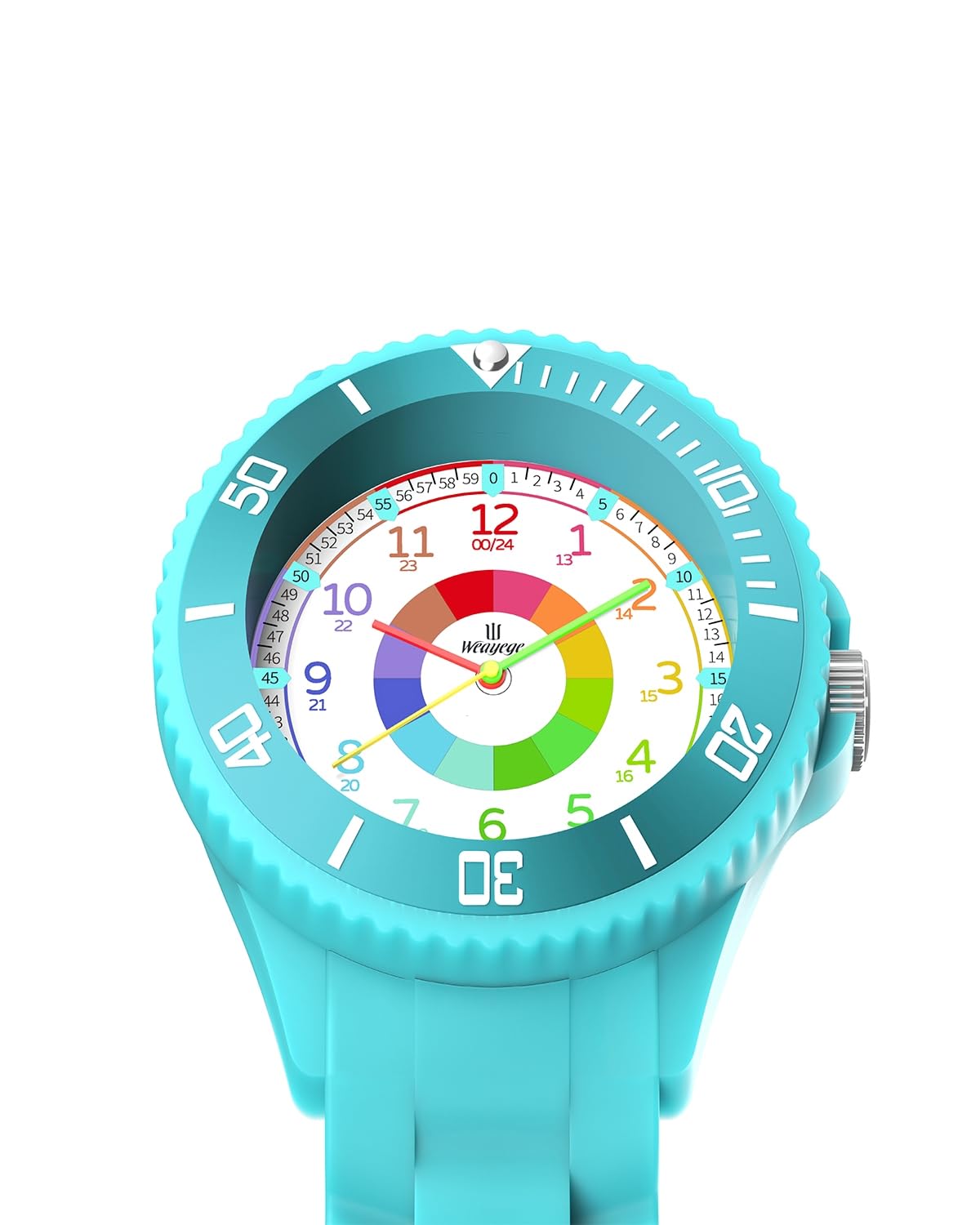 Weayege Orologio per Bambino Bambini,Orologio per bambini,Orologio da polso per bambinia,Educativo Orologio Bambina,Orologio Didattico Regalo Bambino,Orologio per bambini da 5 a 18 anni