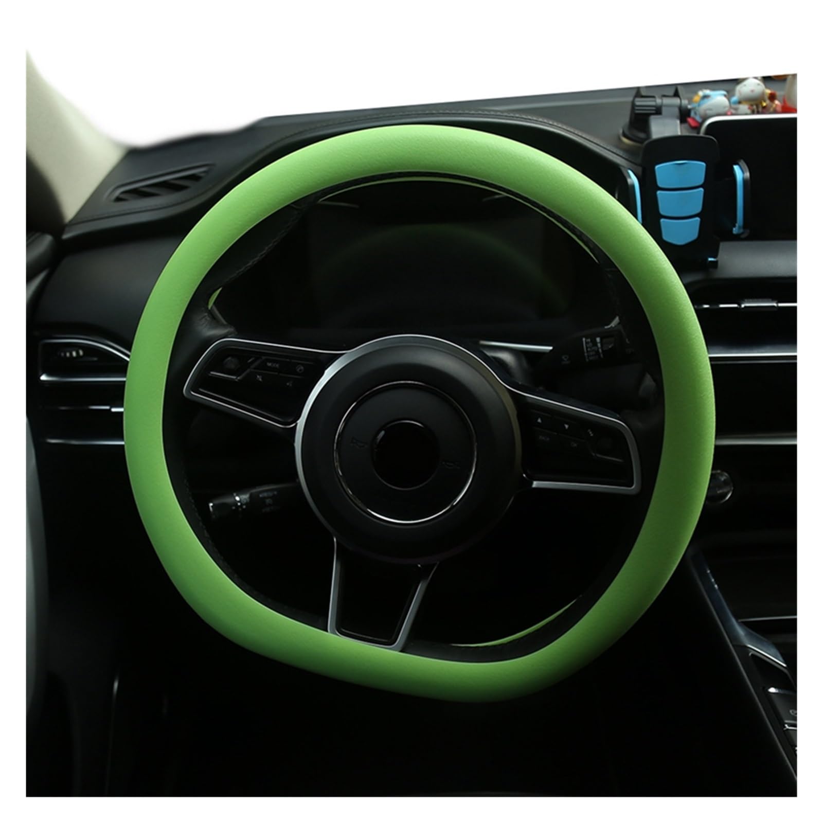 Accessori Coprivolanti per auto Custodia protettiva per volante universale Custodia protettiva Coprivolante auto in silicone antiscivolo Guanto per volante auto (Color : 3)