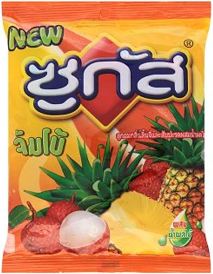 SugusJumbo Mixed Juice Pineapple and Lychee Flavoured Candy 105g