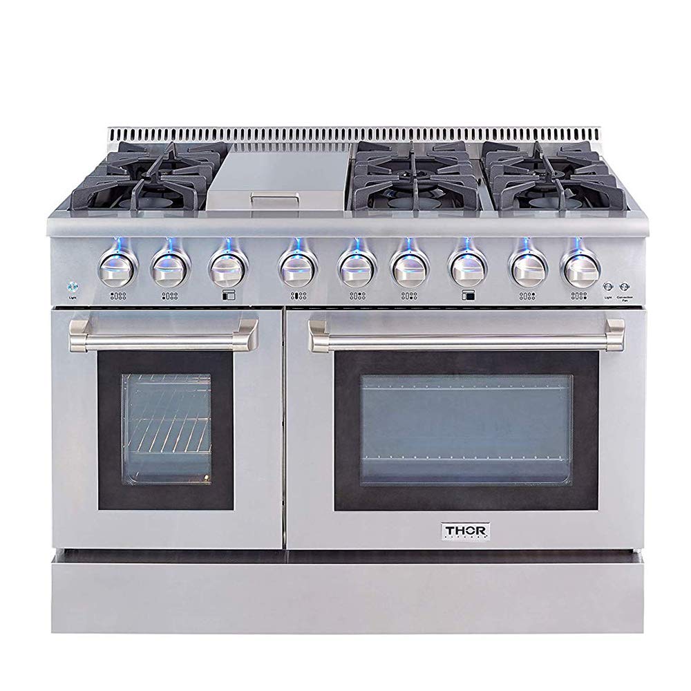 Thor Kitchen 48 inch Freestanding ProStyle Professional Gas Range with