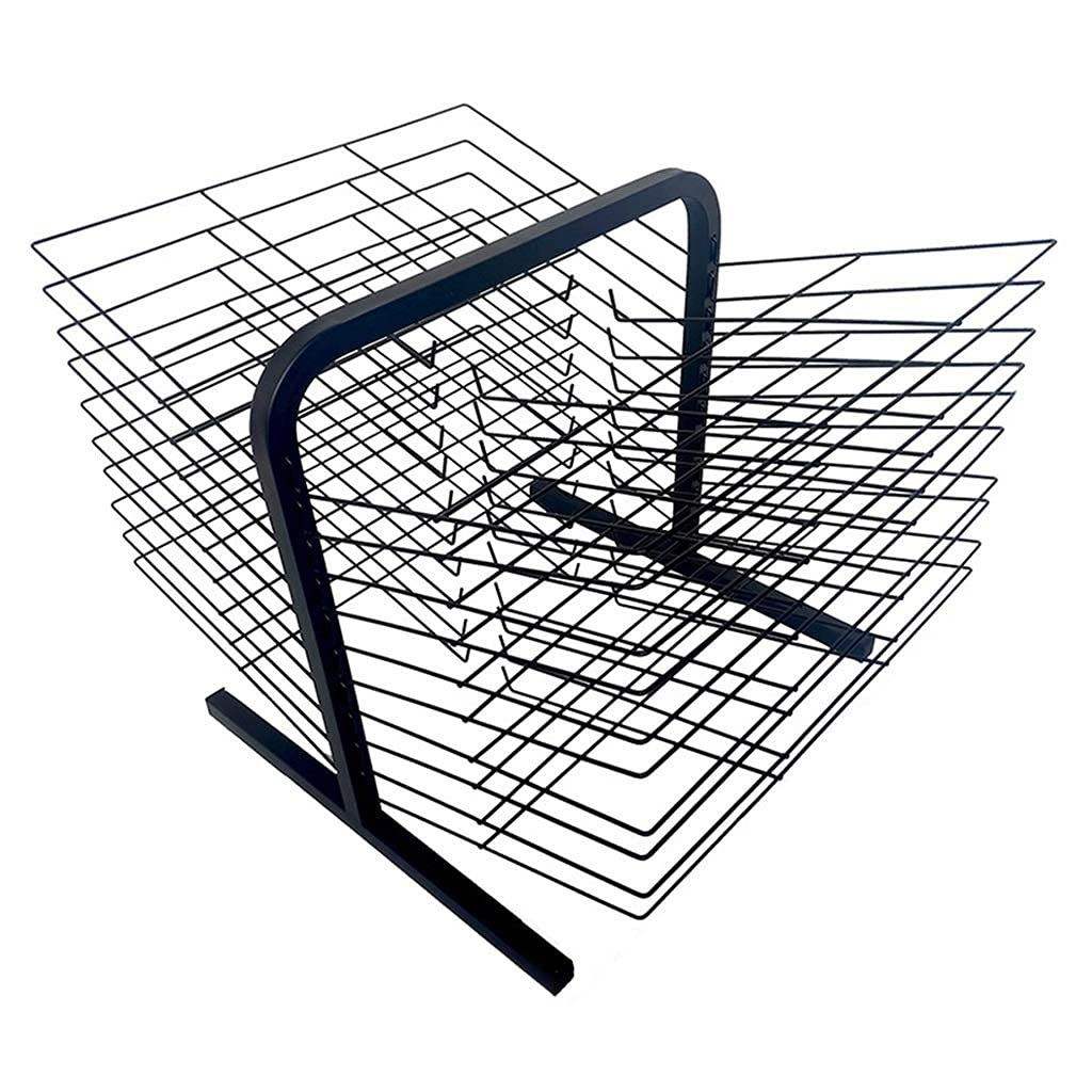 Aioneer 20 Layers of Art Drying Racks, Double-sided Drying Racks, Protect Artworks When Drying, Space-saving Shelves, Artist Canvas Panels, Paper, Prints
