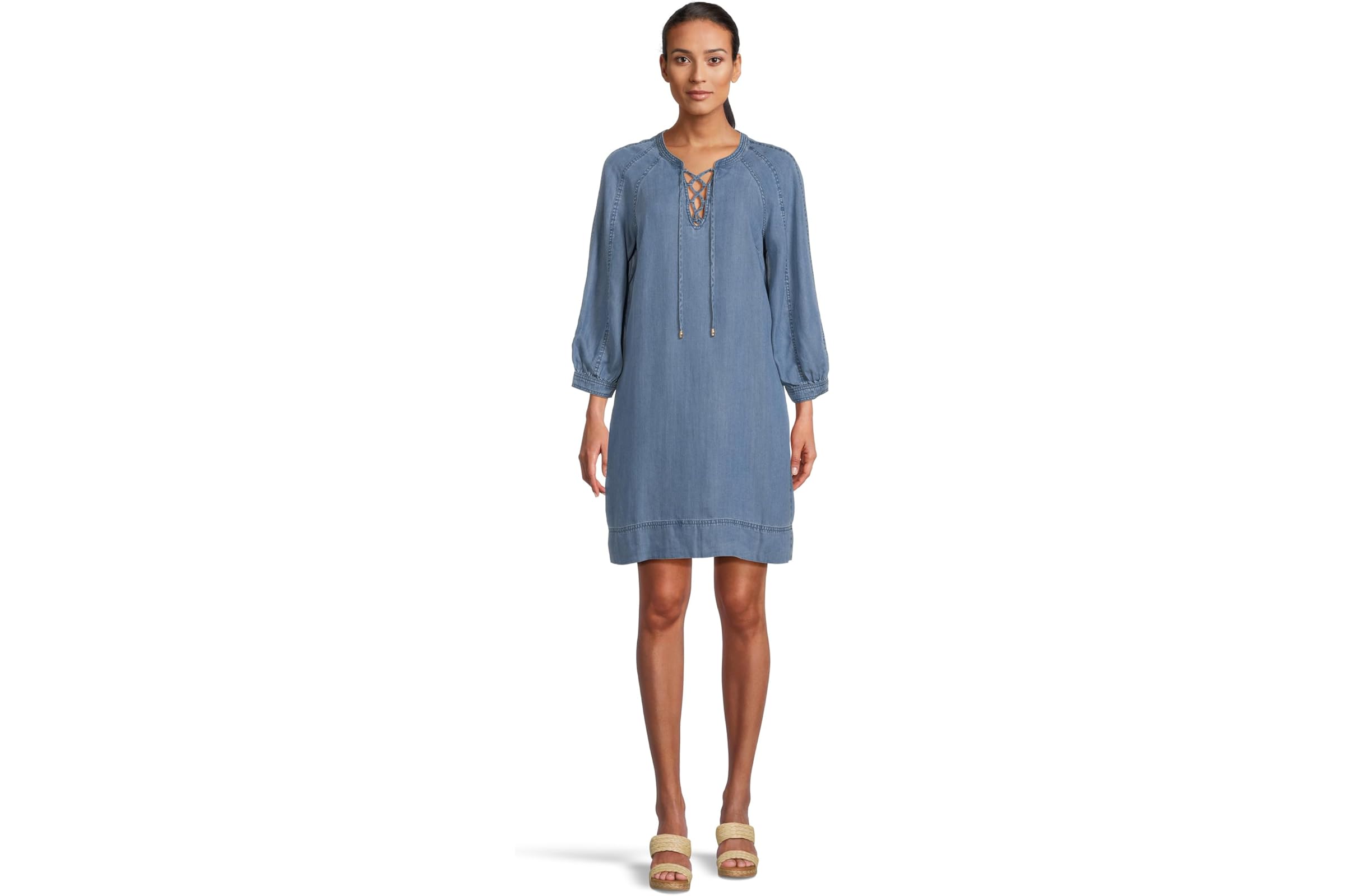 Платье Tommy Bahama Chambray Olei Lace-Up Dress