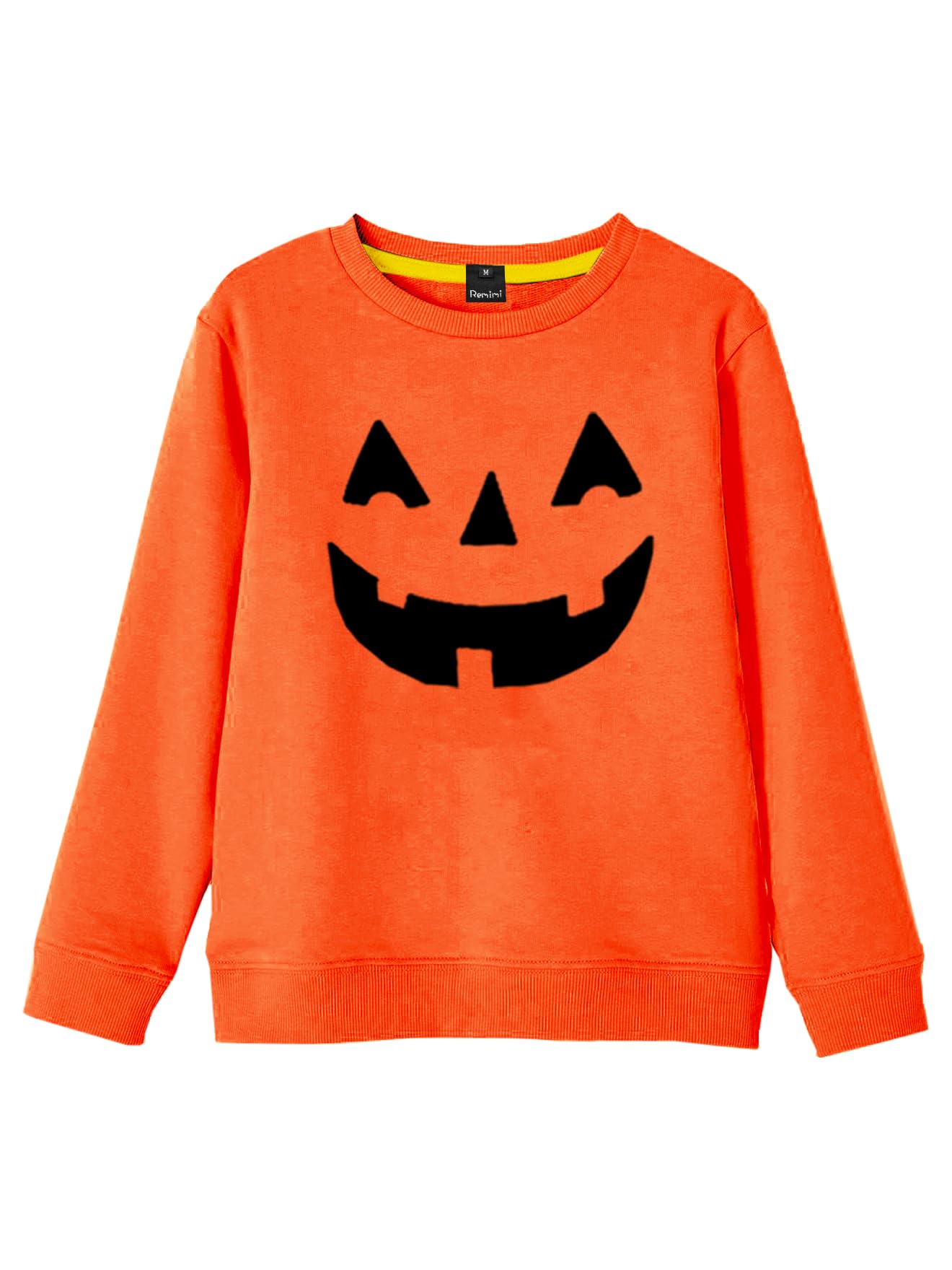 Remimi Kids Halloween Sweatshirt Long Sleeve Thanksgiving Tops 3-14 Years