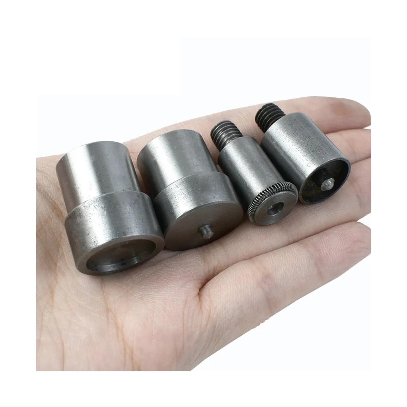 Snap Fasteners Botón Die Troquel de botón a presión metal 10/12,5/15 mm | Herramienta de prensa de hilo, troqueles de sujeción, herramientas de bricolaje(633-12.5mm)