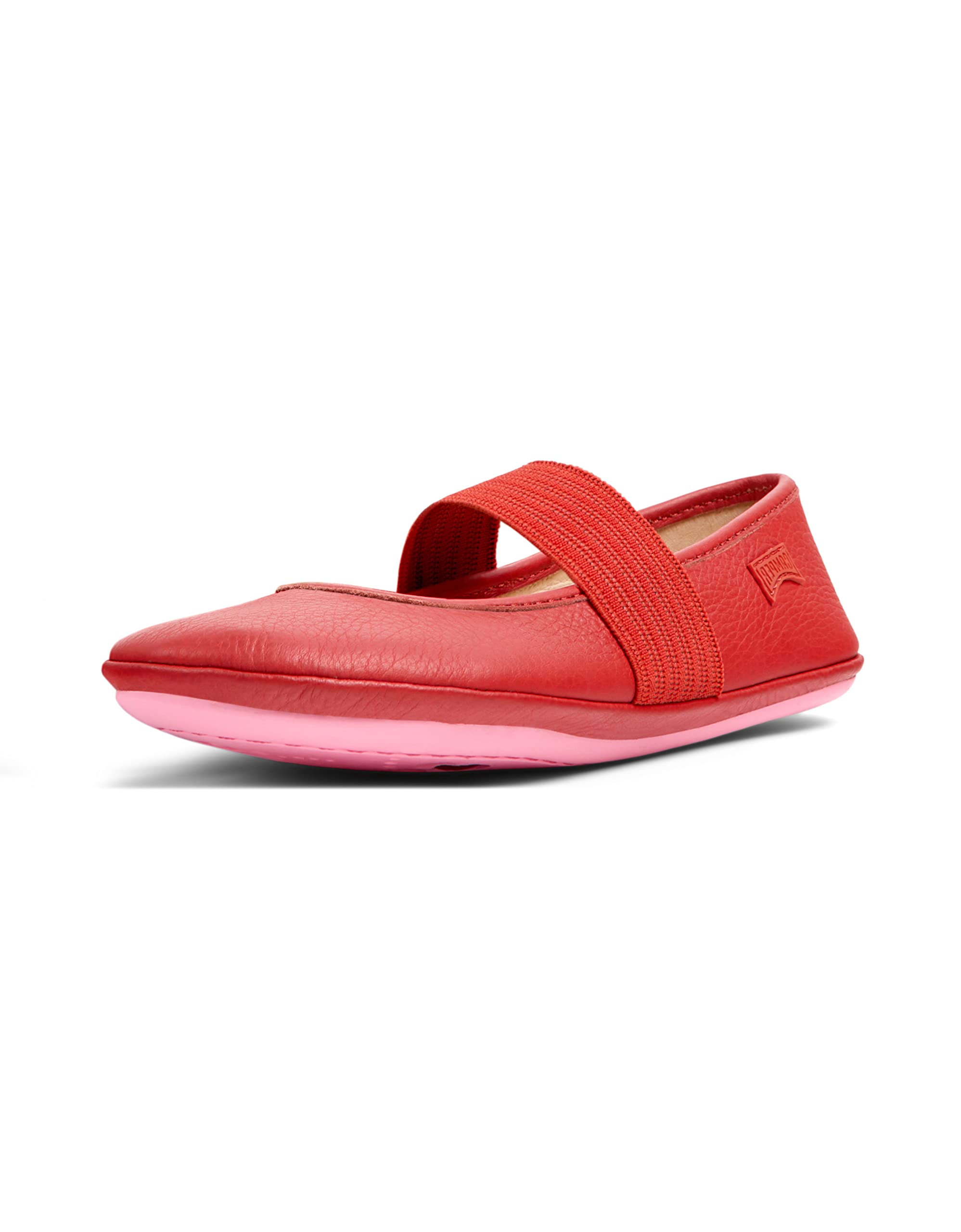Camper Girls Right Kids 80025 Ballet Flat, Red 145, 13 UK Child