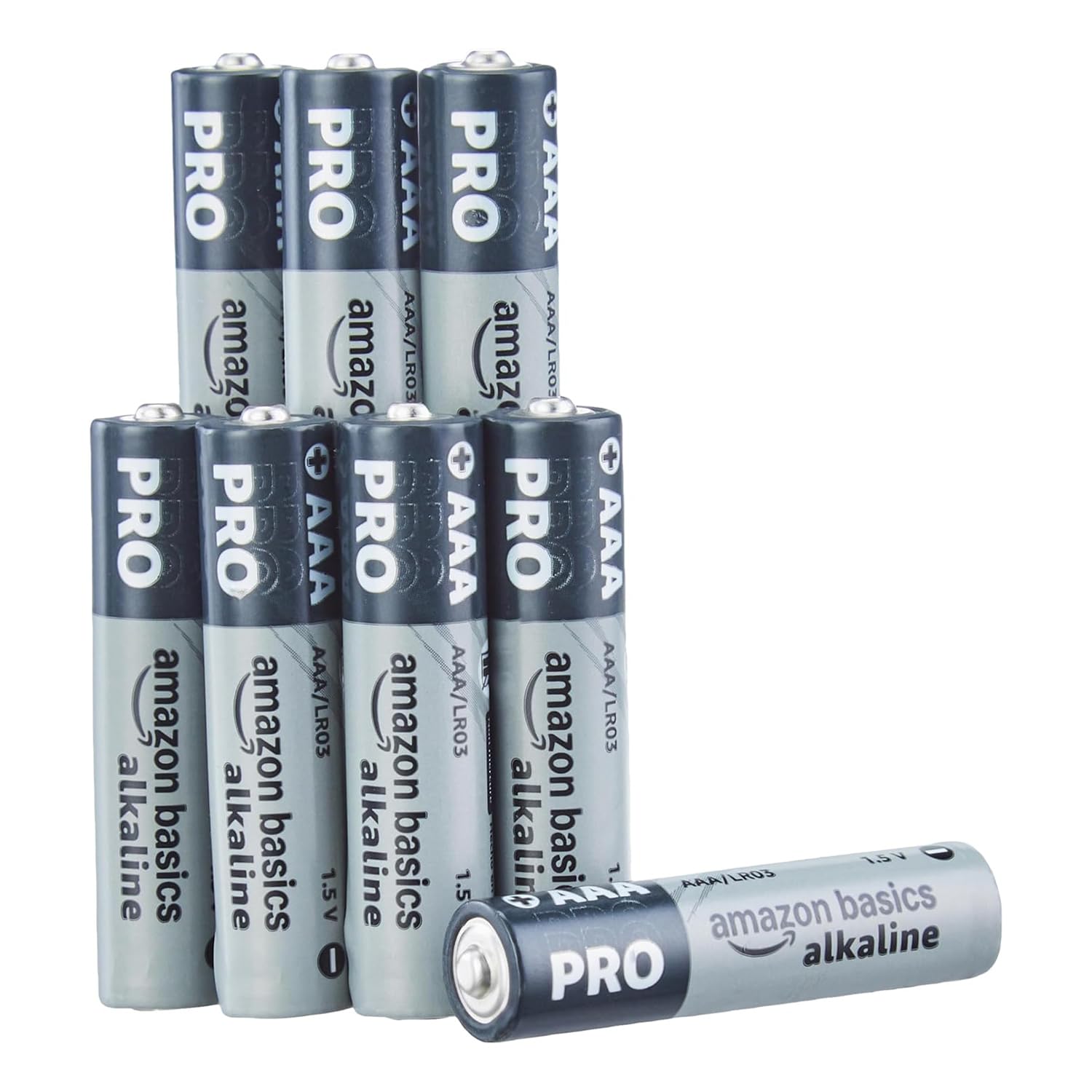 Amazon Basics Pro Series AAA Alkaline Battery | Pack of 8 | for High Drain Devices | Toys, Digital Camera, Electric Toothbrush-image-22
