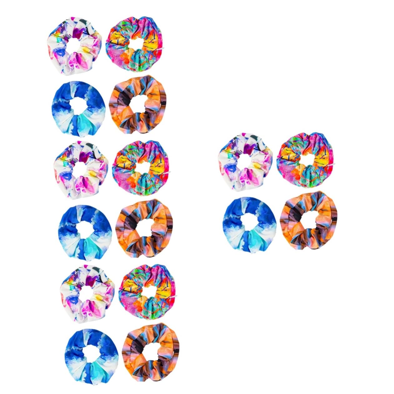 Beavorty Juego De 4 Coleteros Vibrantes Con Cremallera Para Niñas Accesorios Para El Cabello 4 Unidades