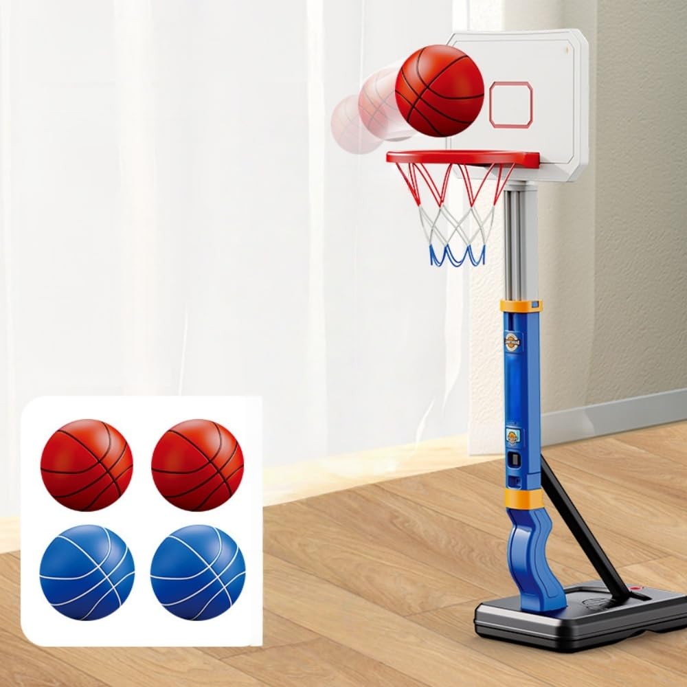 Amazon | SOLLENTバスケットゴール 子供用スタンド バスケットおもちゃ