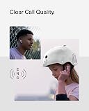 صورة سماعة أذن لاسلكية للأطفال بلكين ساوند فورم نانو 2 (Belkin SoundForm Nano 2) – محدد مستوى الصوت 85dB وحماية الأذن مع بطارية تدوم 28 ساعة ومقاومة للماء IPX5 (أبيض) - السماعات والصوتيات - صورة 3