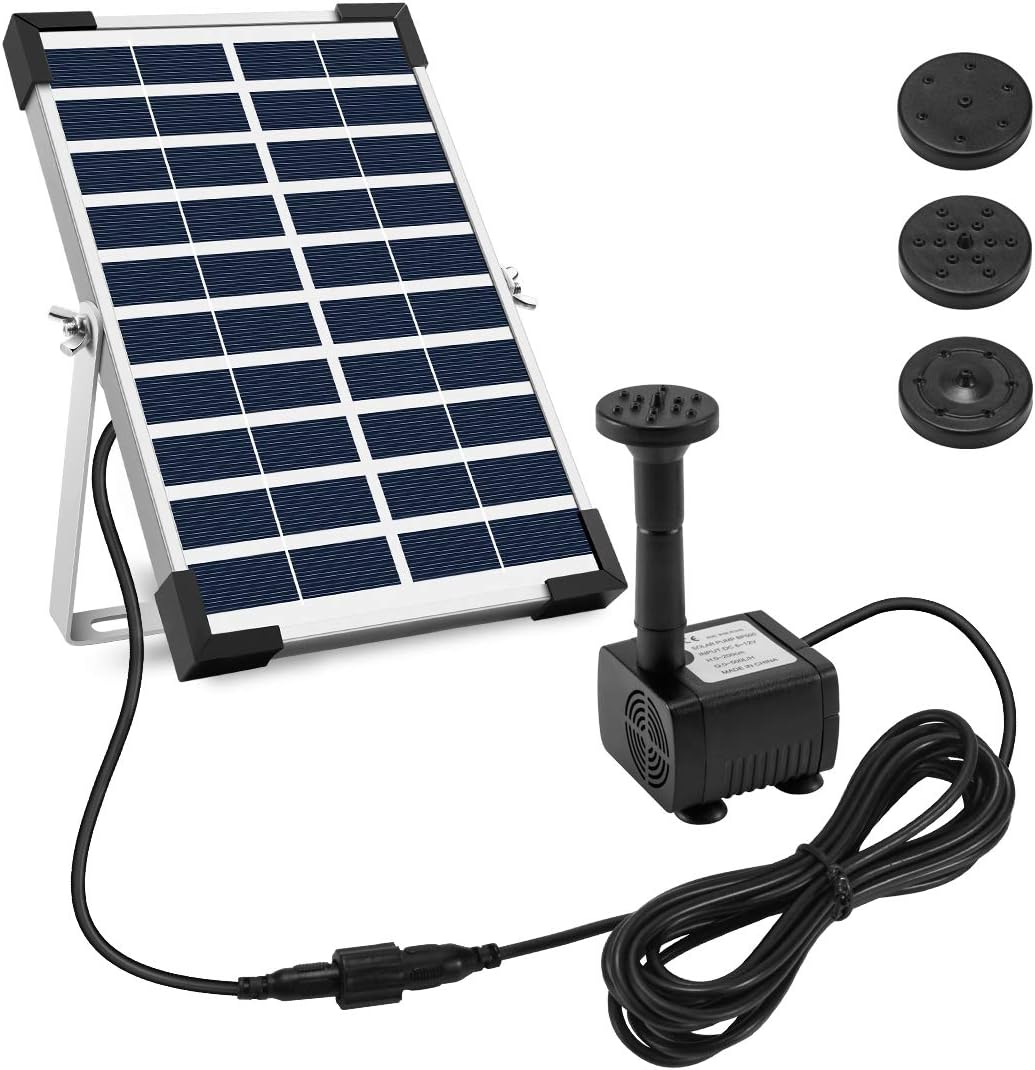 Ankway Solar Water Fountain kit Solar Water Pump Kit, Solar