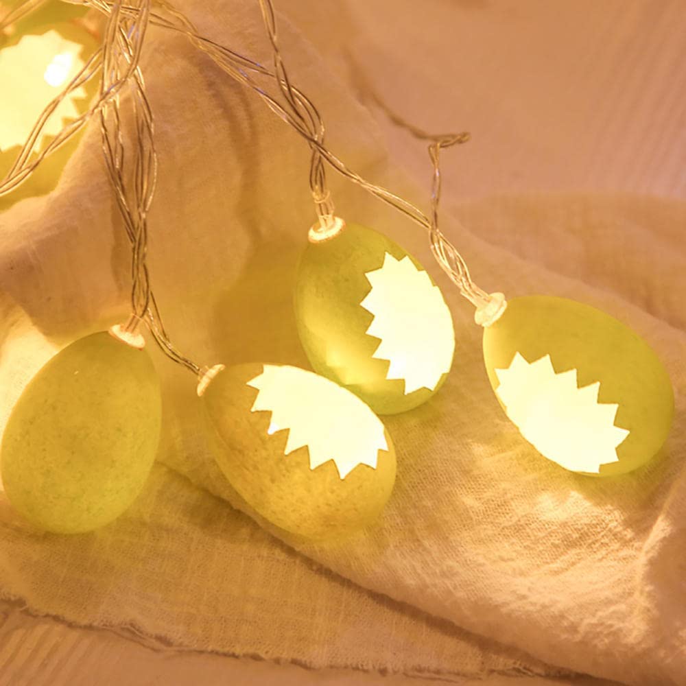 Guirnaldas luminosas, Luces de hadas creativas | decorativas LED a batería for Pascua, fiestas, repisas, árboles, ventanas y decoración del hogar(9.8FT(20LED))