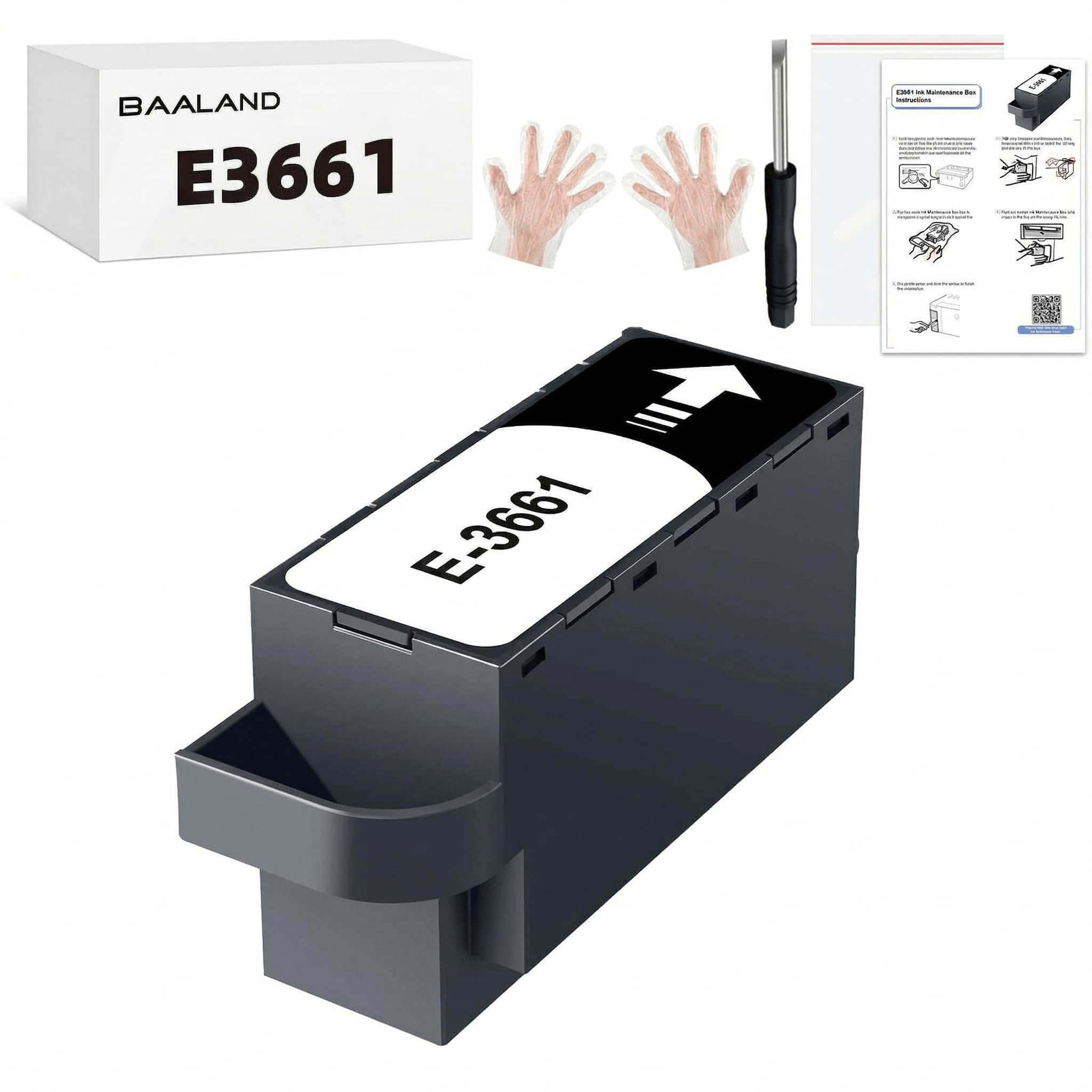 BAALAND T3661 Ink Maintenance Box for XP-6100 XP-15000 XP-970 XP