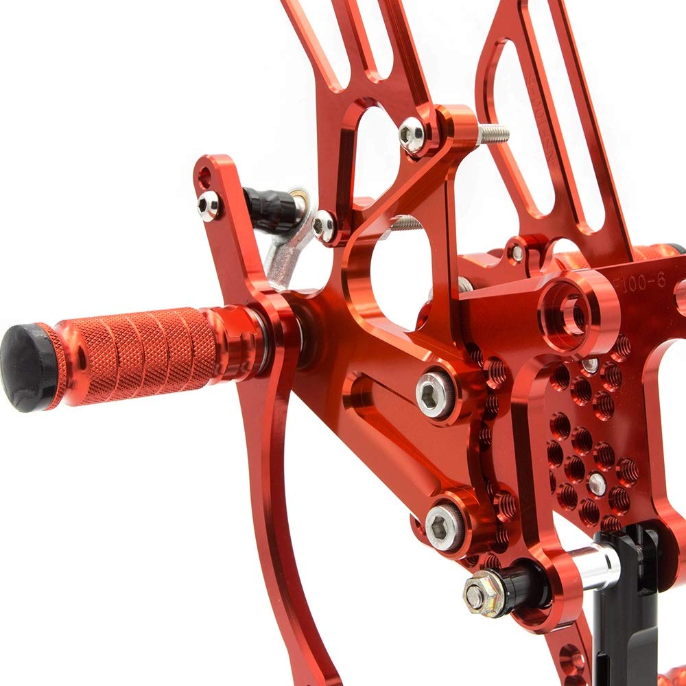 Reposapiés trasero ajustable for motocicleta con palanca de cambios CNC GP NSF100 NSR50 NSF 100 NSR 50 2004 2005 2006 2007 2008 2009 2010