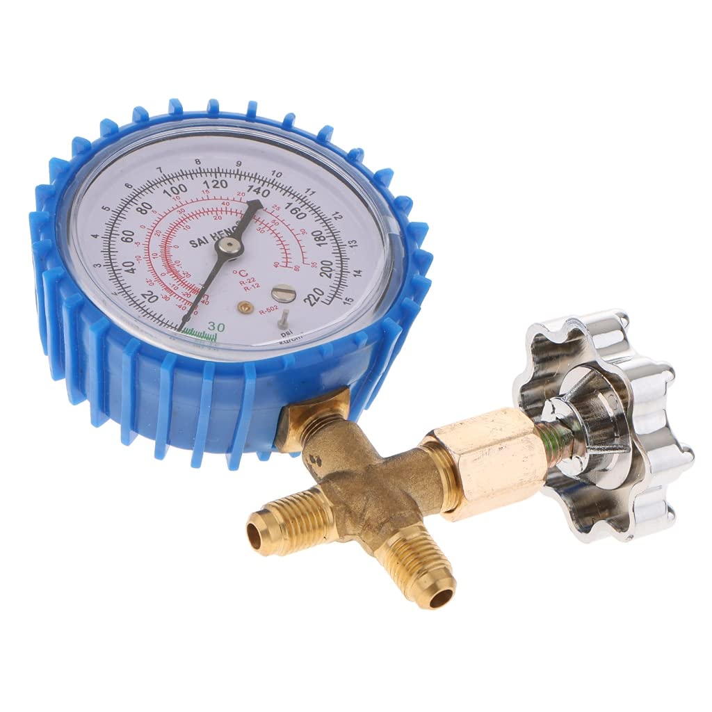 Buy 3Way Gauge Vacuum Pressure Test Gauge For R22/R12/Rs02