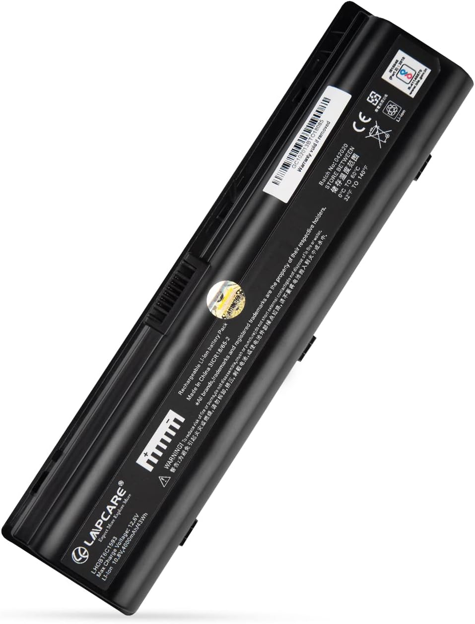 Lapcare DV2000 Laptop Replacement Battery for HP Pavilion (Black)