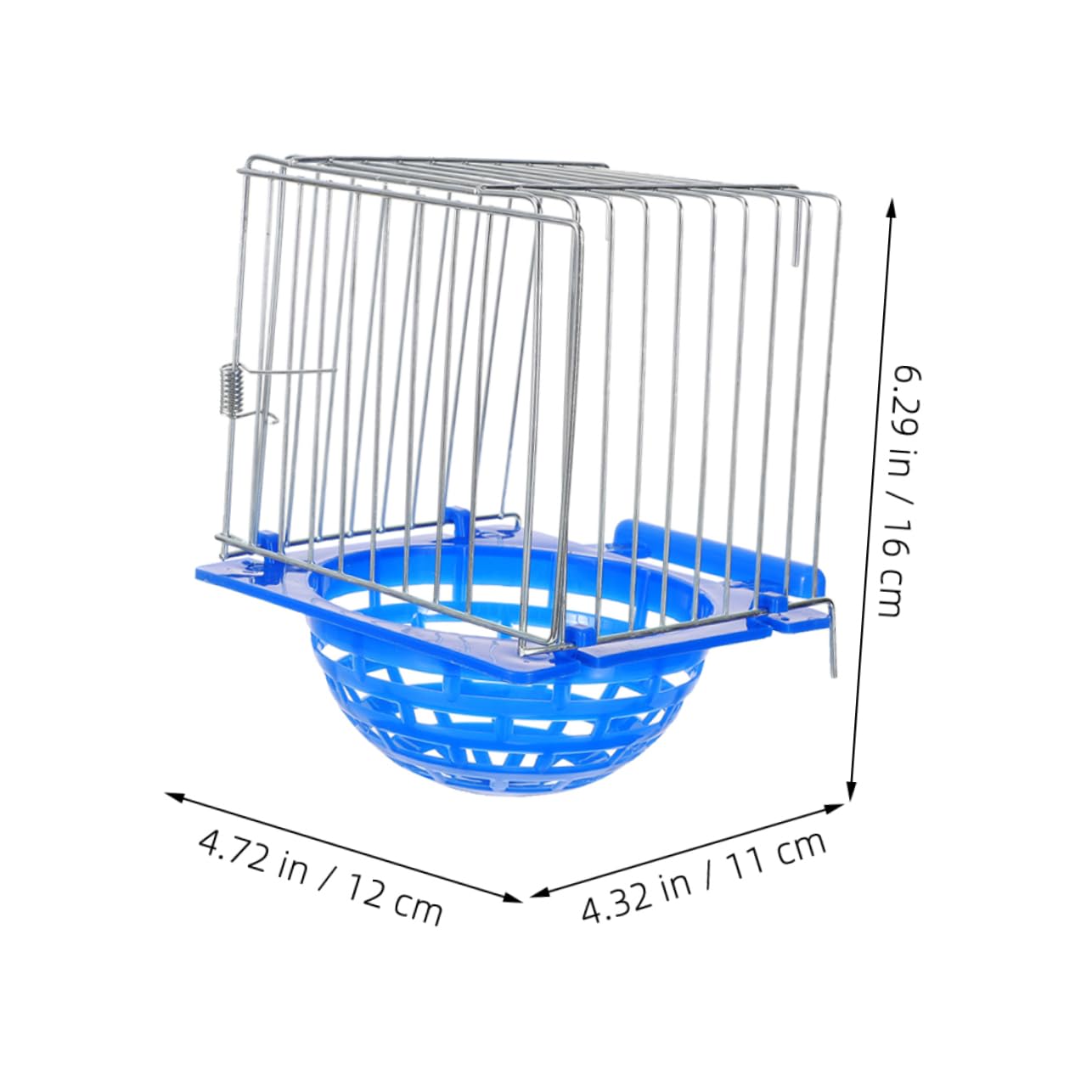 ibasenice Scatola la Schiusa degli Uccelli 4 Pezzi, Nido in Plastica Blu per Allevamento Canarini e Cocorite, Facile da Pulire Design Raffinato la Casa