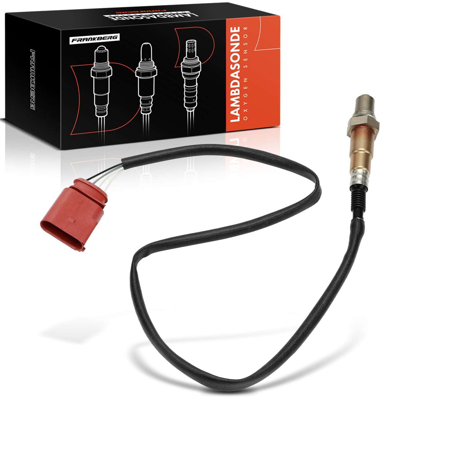 Frankberg sonde de diagnostic Lambda 06A906262BL | Compatible avec: Golf IV Variant 1J5, B.o.r.a 1J2, A8 4E2 4E8, P.a.s.s.a.t Variant 3B6, P.a.s.s.a.t 3B3