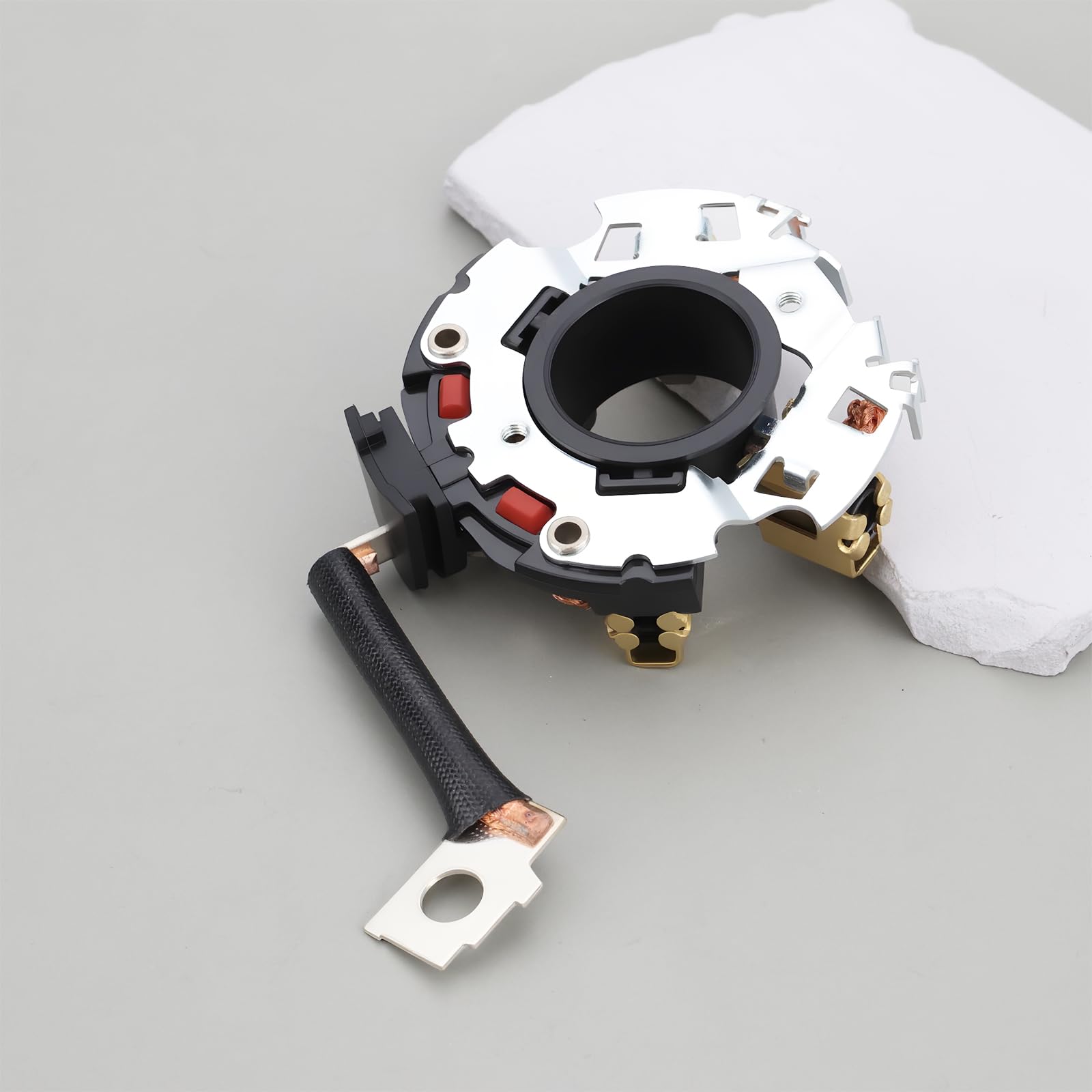 2 Portaescobillas de Carbón 0001110061 0001110062 Compatible con Bosch Motor de Arranque Compatible con Volkswagen