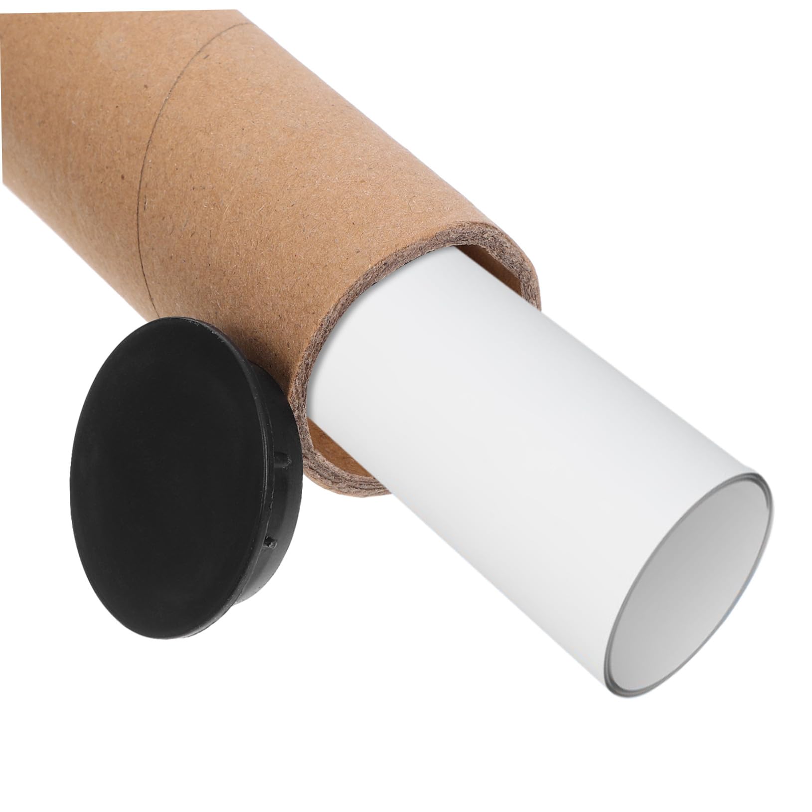 Mikikit 10 piezas Tubos de Envío de Papel Kraft Resistentes para Transporte Seguro y Almacenamiento de Carteles Documentos y Obras de Arte de Papel para Embalaje y Envío