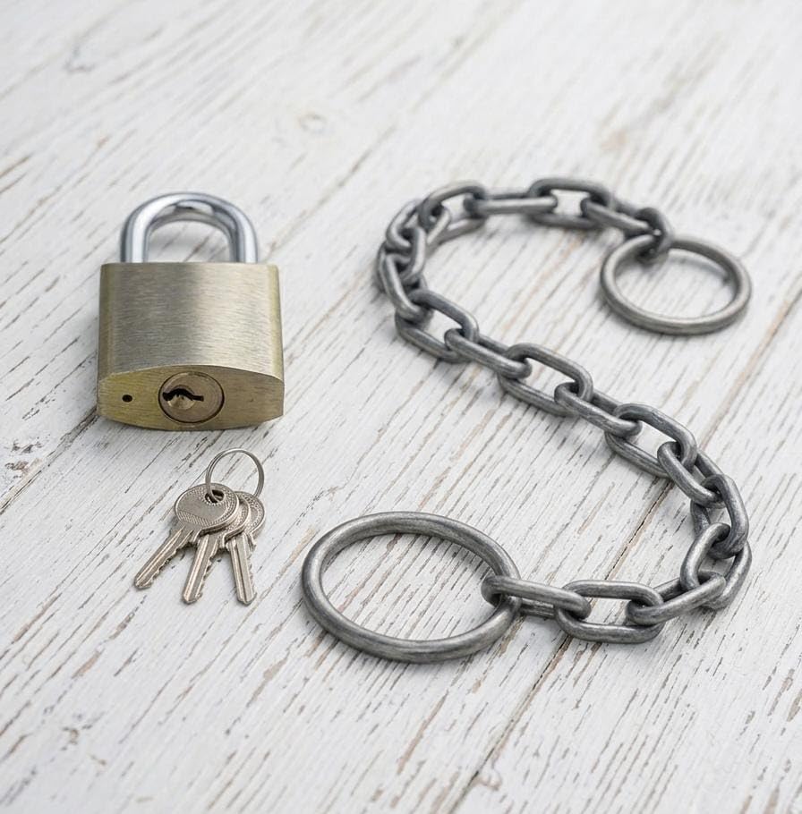 Storp® 2 feet Chain with Heavy Padlock – Secure for Cycle, Gate, Bags & Outdoor Protection, Protect Your gate.-image-41