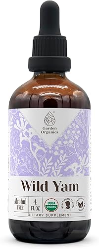 Miniatura 6 de Wild Yam USDA - Extracto orgánico sin alcohol  Suplemento dietético, tintura de alta potencia, ñame silvestre orgánico certificado natural