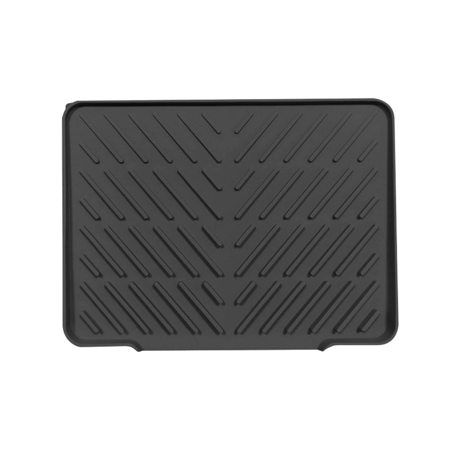 Qusinfc Extra Wide Drain Nozzle Silicone Drying Mat for Kitchen with Elevated Edges and Not Slip Surfaces Perfect for Dishes Utensils and Cookware Drying Pad Rack Silicone Sink Mat
