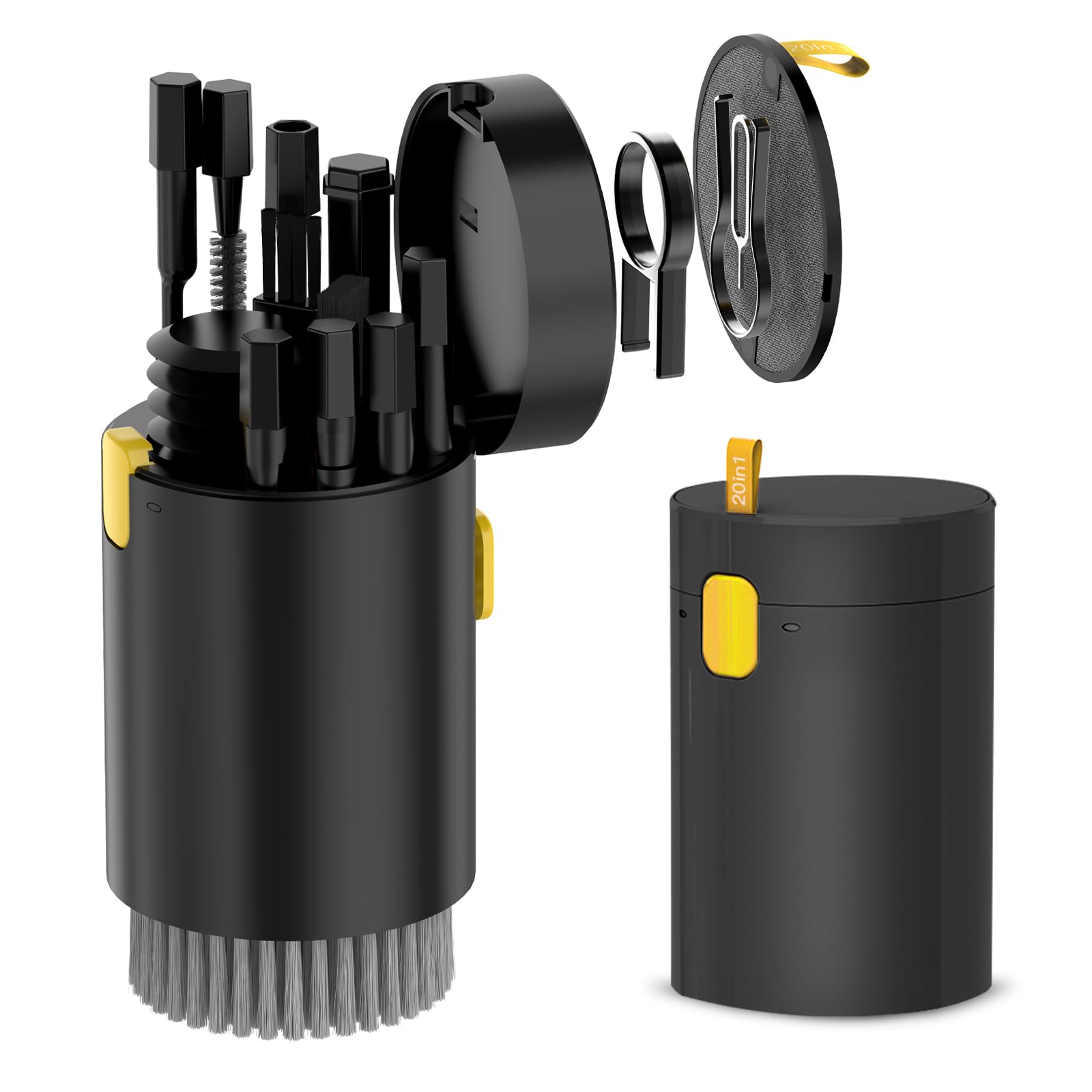 20-in-1 Laptop Phone Screen Keyboard Cleaner Kit, Multifunctional Cleaning Kit for AirPods, iPhone, iPad, Electronic Device Cleaning Tool for Camera