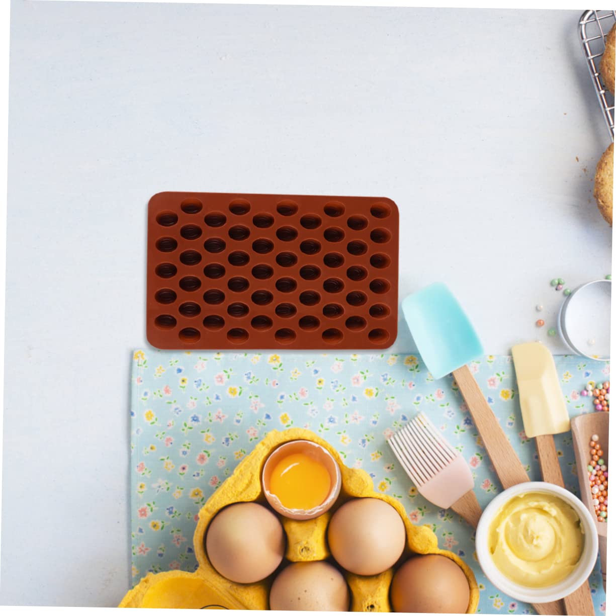 LIFKOME 3 Set Di in Silicone Non Sformabili Strumenti Di Cottura Creativi Per Caramelle Cioccolato Fatte in Casa 2 Pezzi * 3